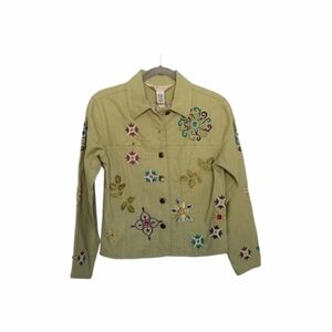 GW Jeans Embroidered Embellished Sze Small Jacket